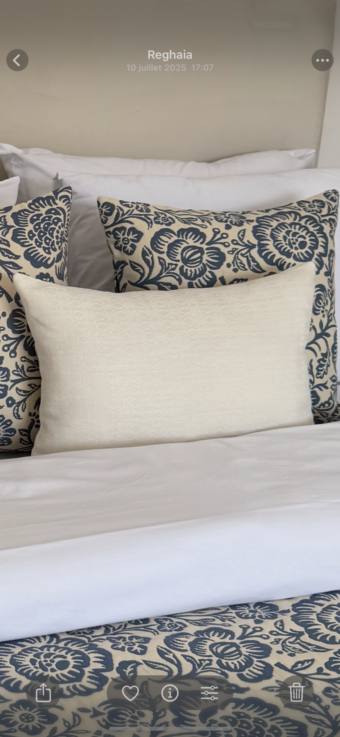 Housse de coussin rectangulaire