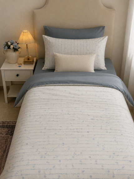 Modèle  🐚🌊بحر une place et demi 100% coton